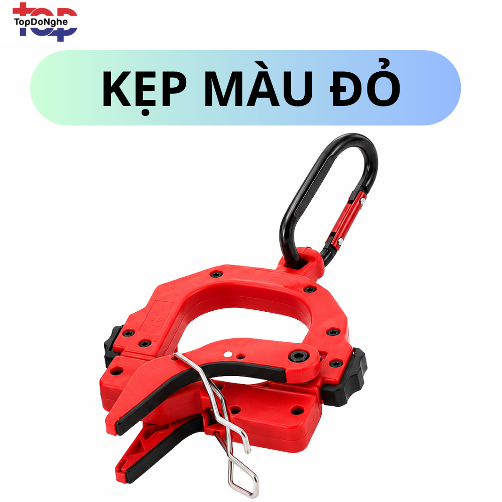 Kẹp Treo Dây Rút Thít TDN-T-15 Top Đồ Nghề Top Tool Nhựa ABS Kẹp Bó Dây Điện Có Móc Treo Carabiner Gọn Gàng Cho Thợ Kỹ Thuật_thumbnail_1