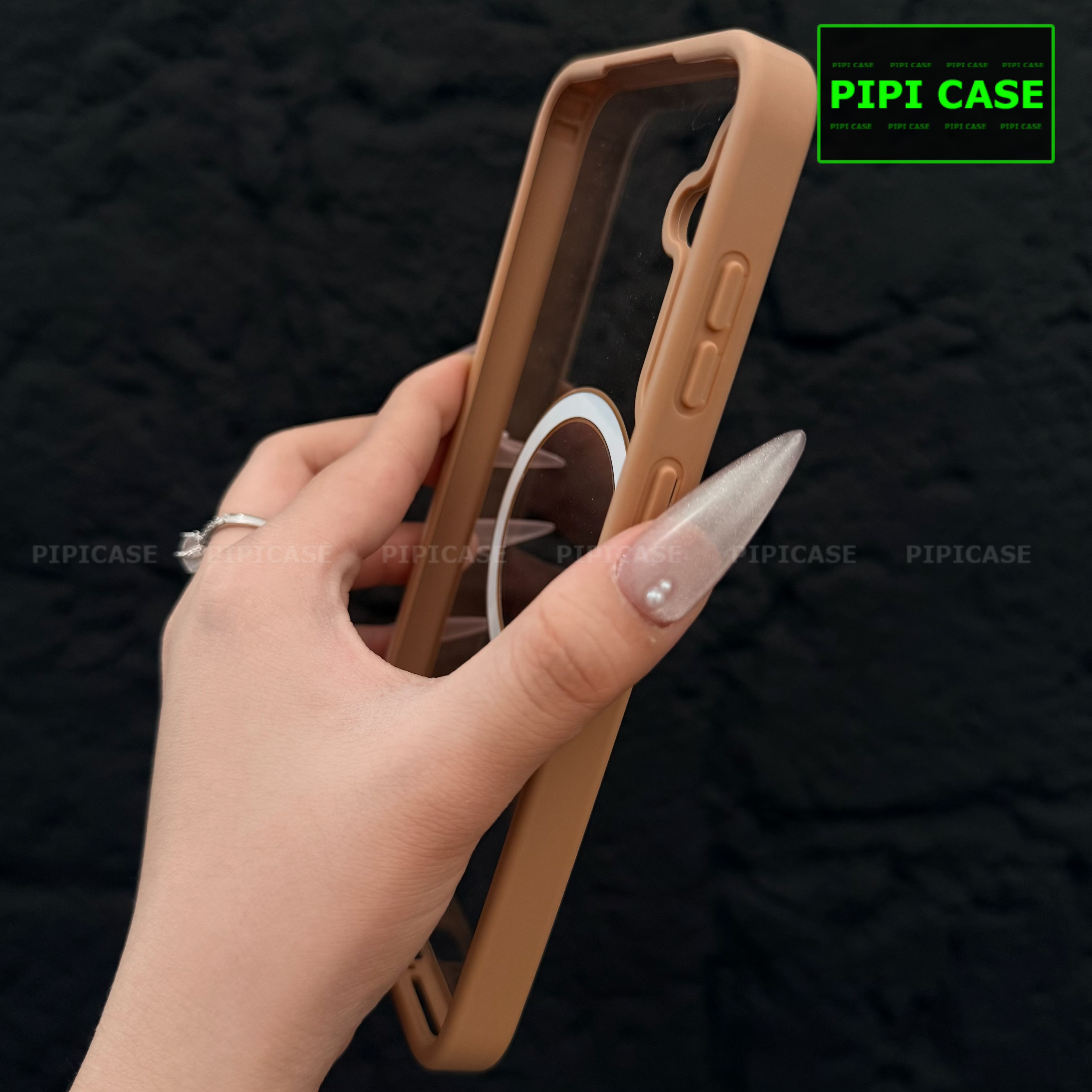 Ốp Lưng Samsung A35 - Chic - Nâu Nhạt_thumbnail_3