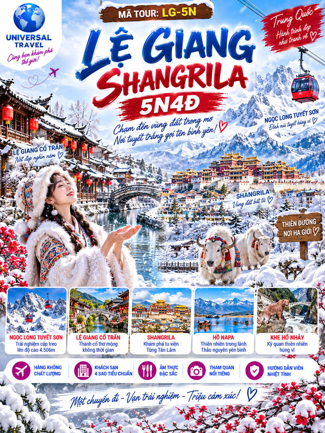 LỆ GIANG - SHANGRILA 5N4Đ