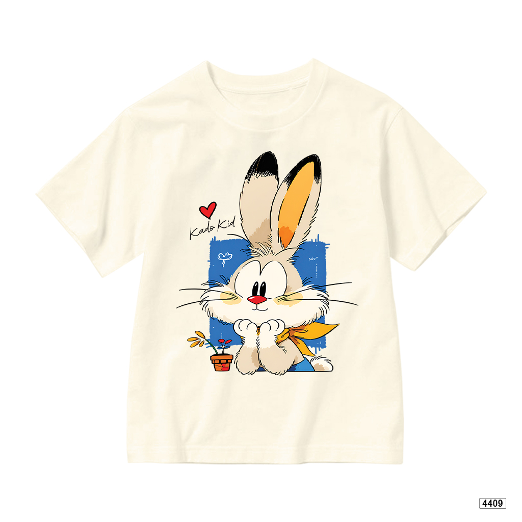 Áo thun bé gái form rộng bunny love Hàn Quốc Kado 4409_thumbnail_9