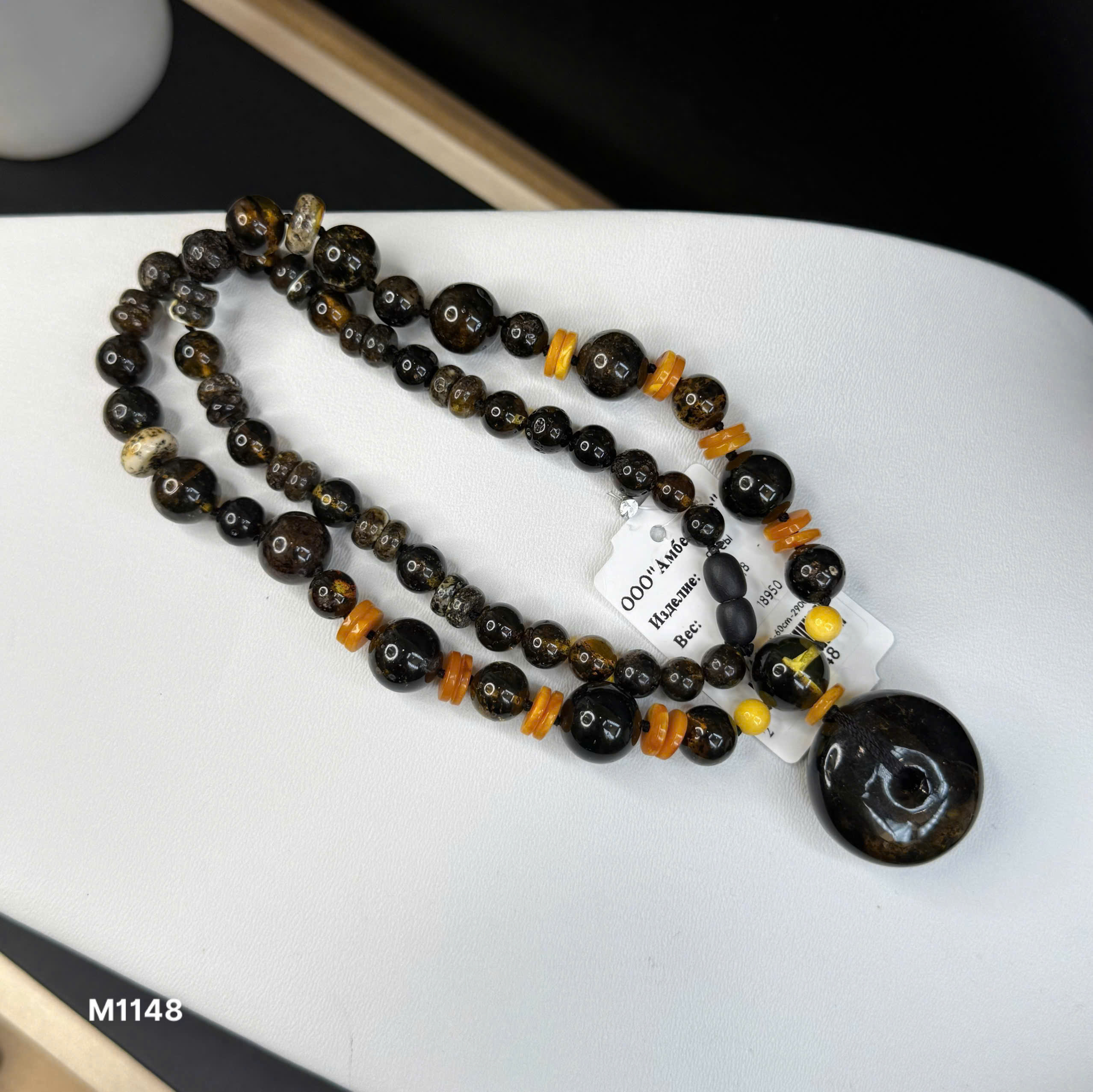 Vòng Cổ Rêu Đầm Lầy Mix Đồng Điếu  - M1148_thumbnail_3