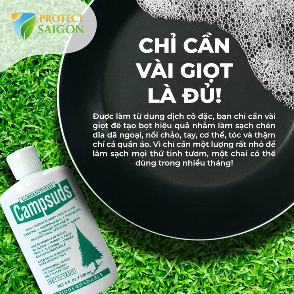 Xà bông Cắm Trại Đa Năng Campsuds 120ml - Phân Hủy Sinh Học, Dùng Cho Trekking & Dã Ngoại_thumbnail_3