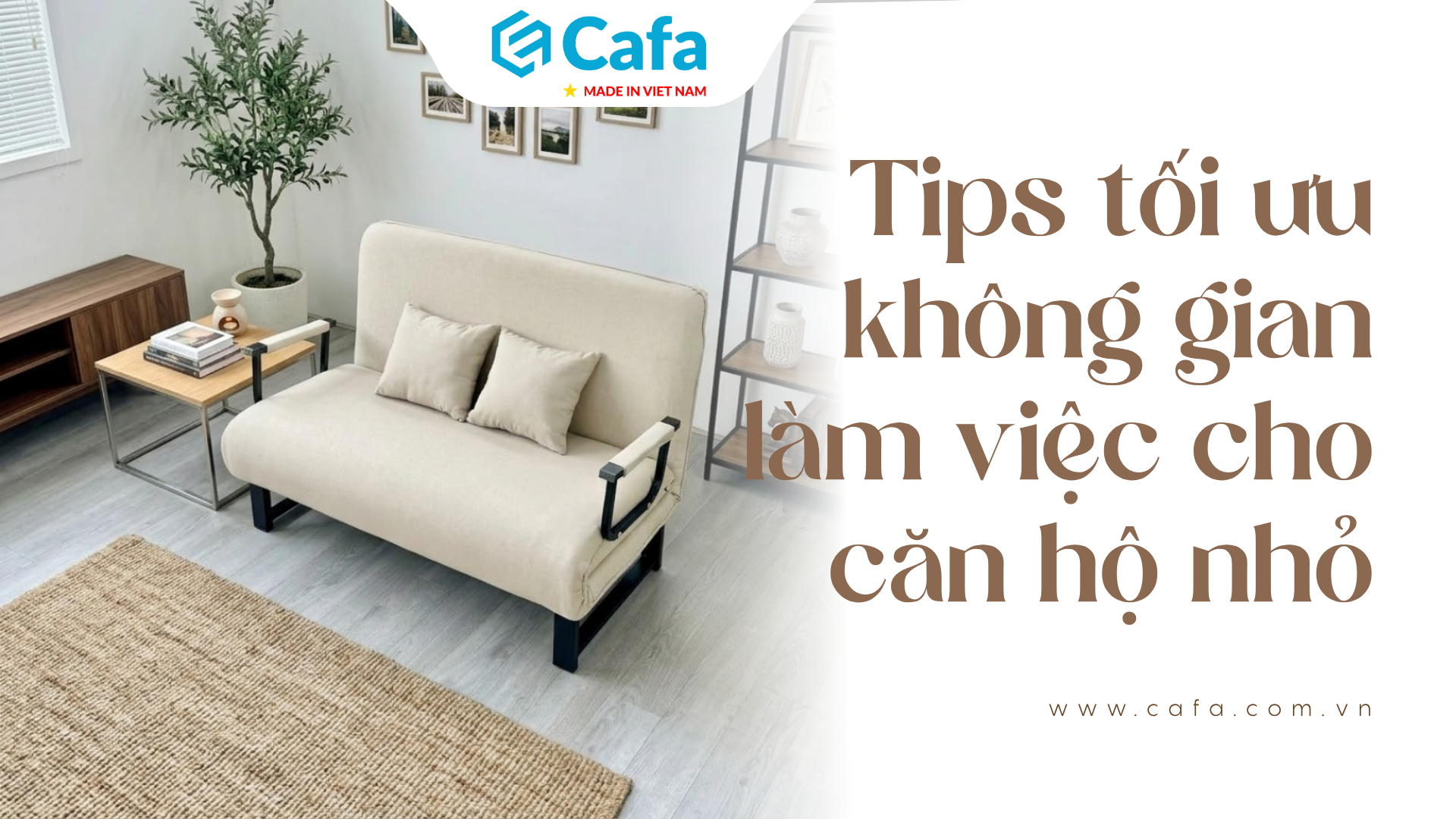 Tips tối ưu không gian làm việc tại nhà cho căn hộ nhỏ