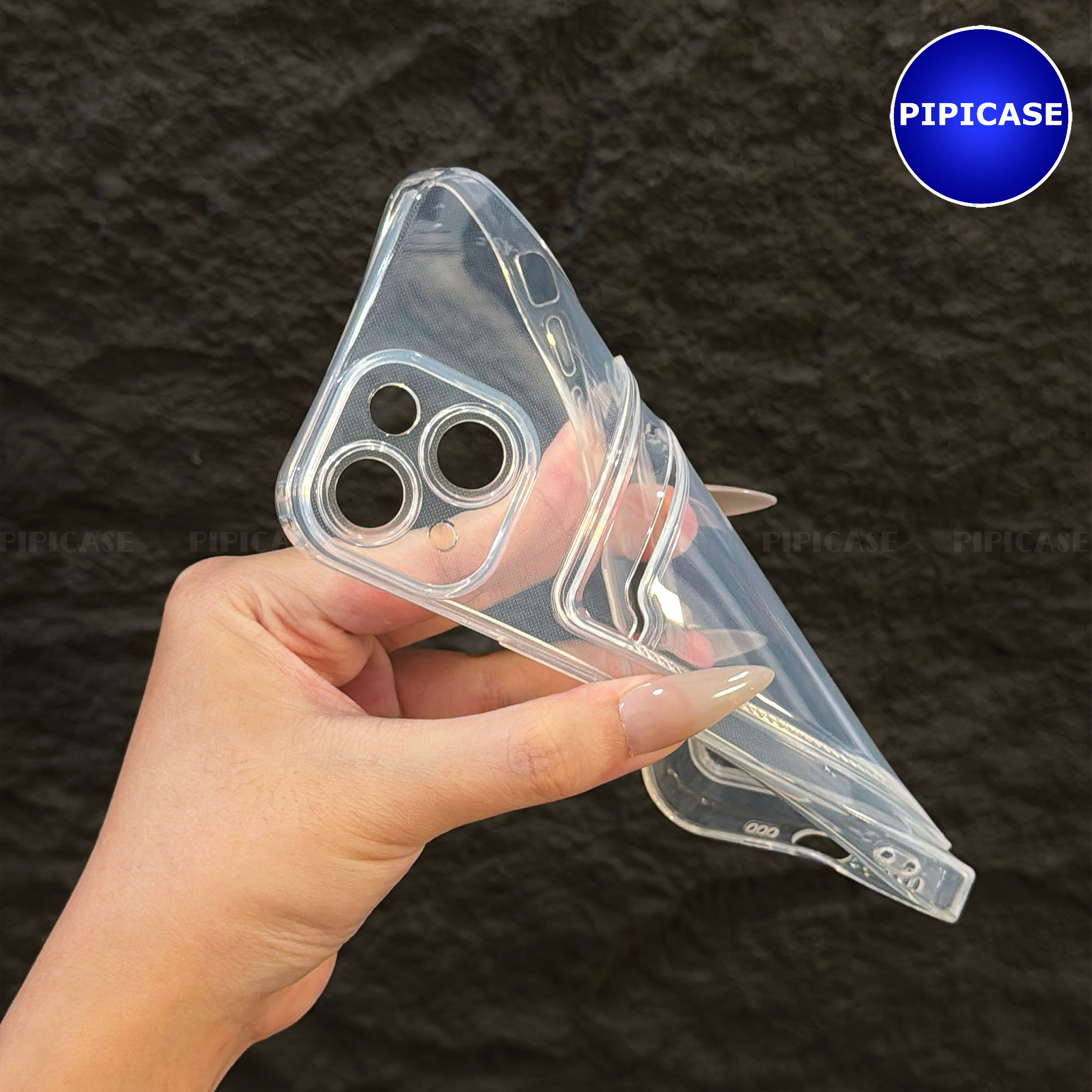 Ốp Lưng iPhone 14 - Ốp Thẻ - Trong Suốt_thumbnail_14