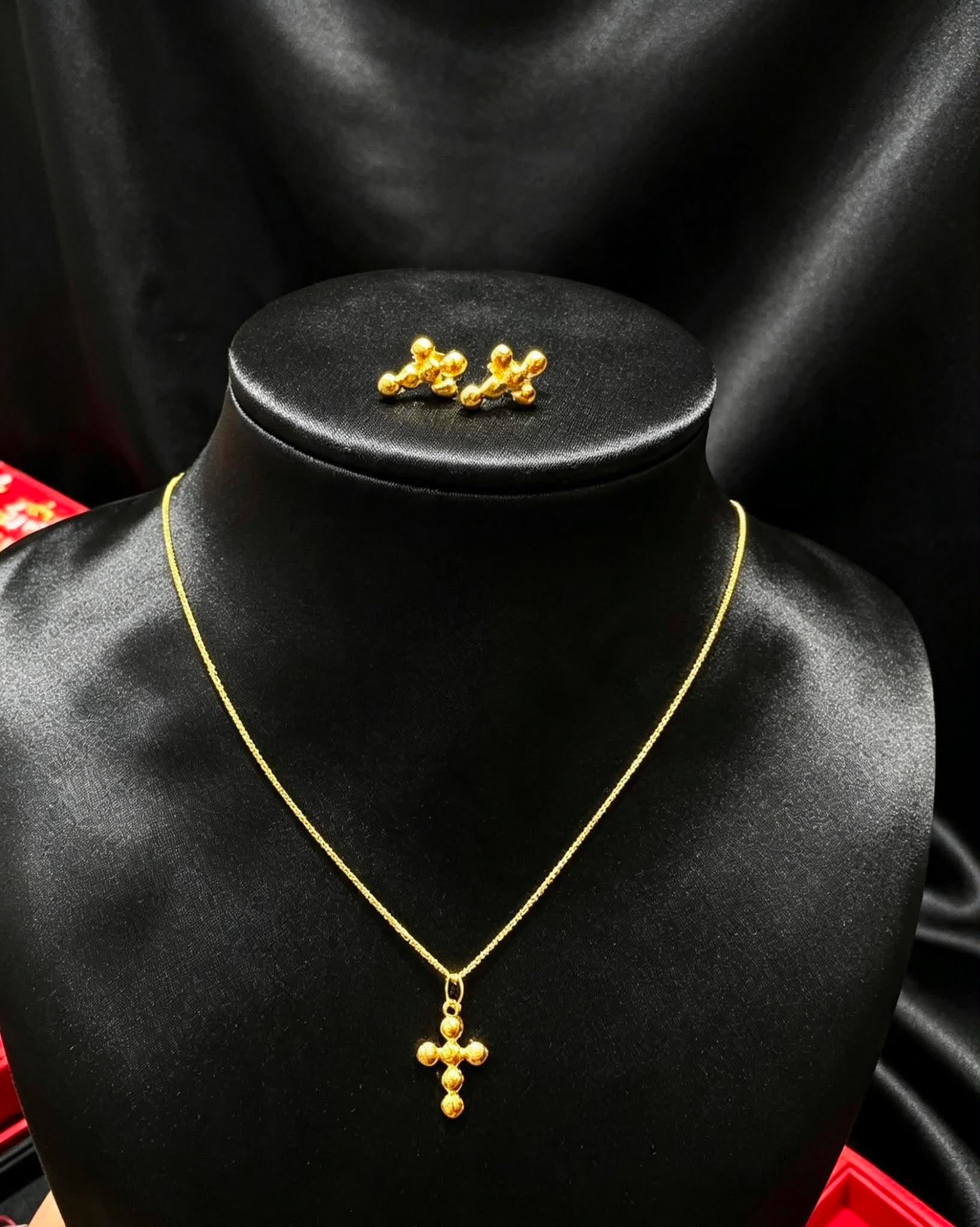 BUBBLE SET EARRING & NECKLACE