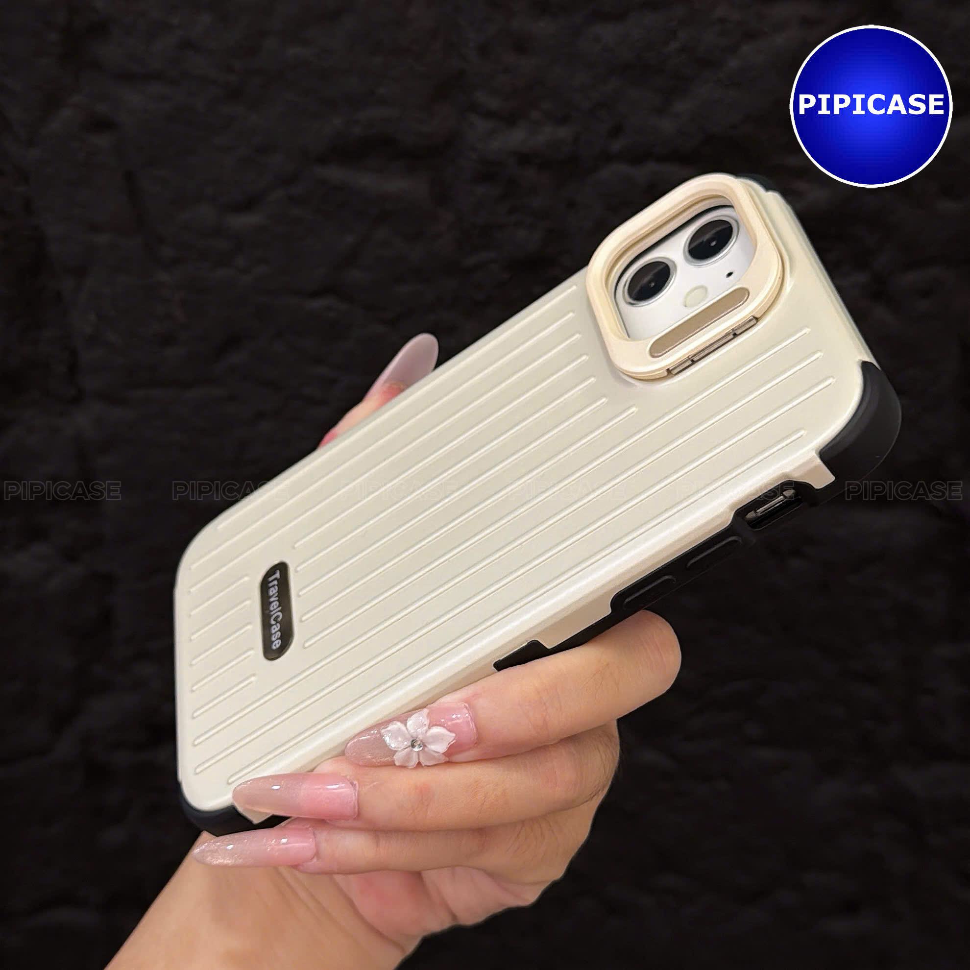 Ốp Lưng iPhone 12 - Hondao - Kem_thumbnail_3