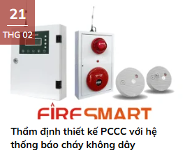 Thẩm định thiết kế PCCC với hệ thống báo cháy không dây