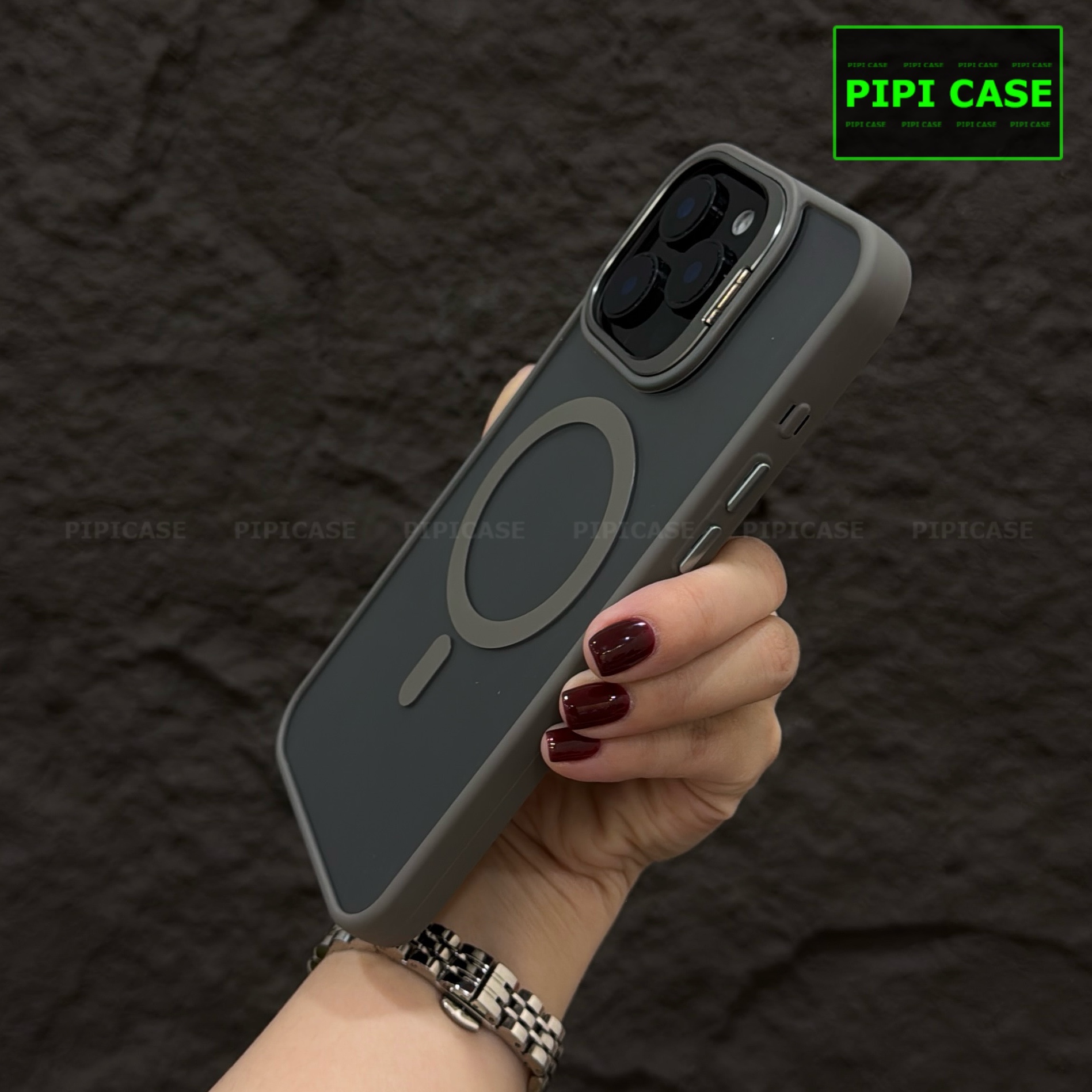 Ốp Lưng iPhone 14 Pro Max - Dansi - Xám_thumbnail_7