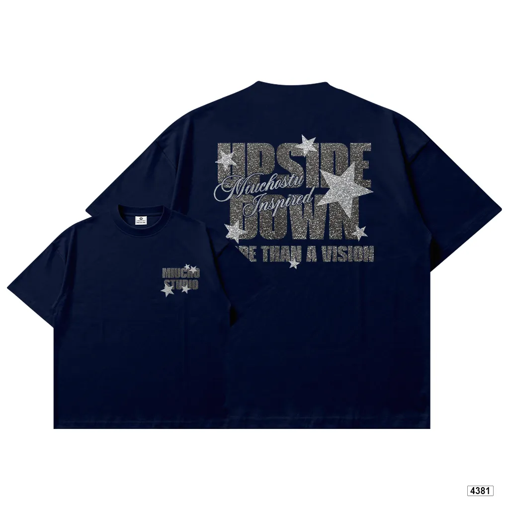 Áo thun unisex upside down star form boxy Miucho 4381_thumbnail_12