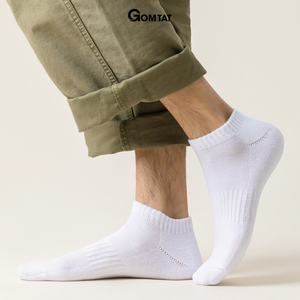 Combo tất cổ trung nam nữ GOMTAT chất liệu cotton cao cấp, thiết kế mặt lưới thoáng khí - STA-KLB_thumbnail_13