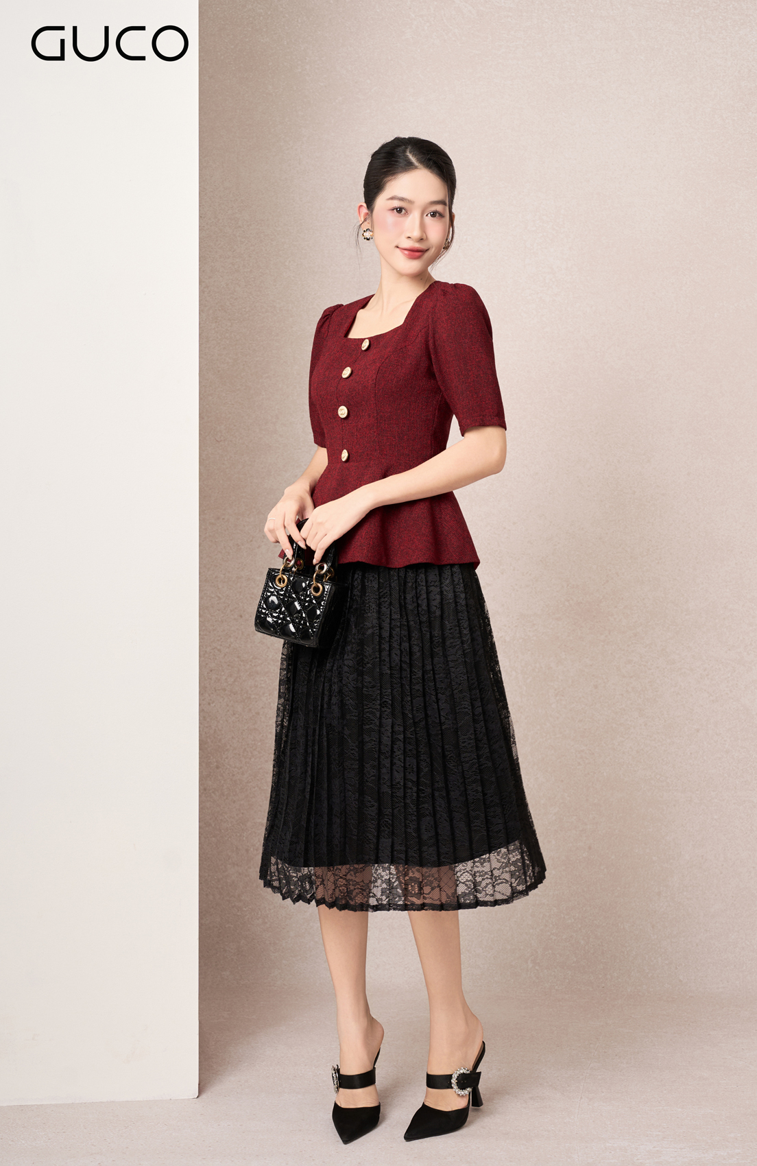 ÁO PEPLUM THIẾT KẾ CỔ VUÔNG - ĐỎ_thumbnail_3