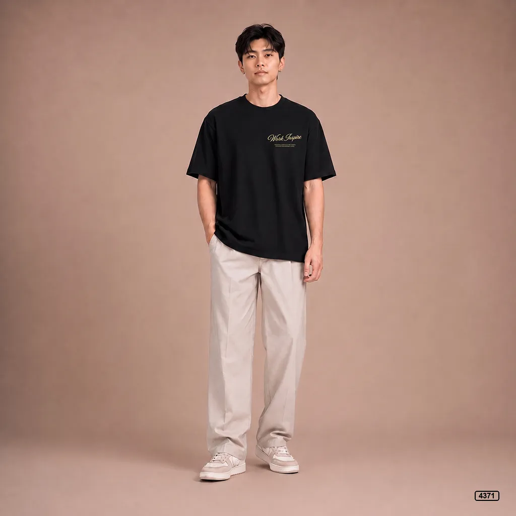 Áo thun nam form rộng Work Inspire TeePrint 4371_thumbnail_4