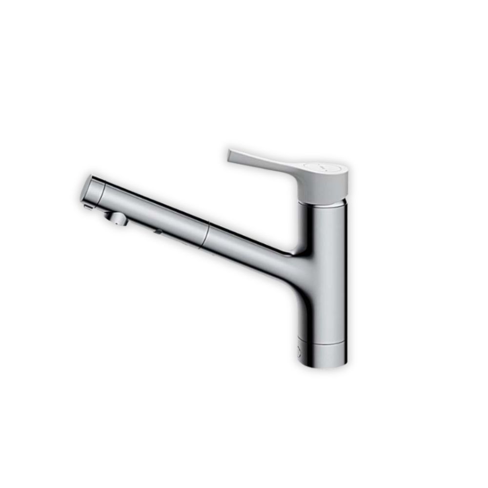 Vòi rửa bát TOTO TKS05306J kéo dài đầu vòi và điều chỉnh tia nước tại đầu vòi (Mới 100%) - Bảo hành 2 năm
