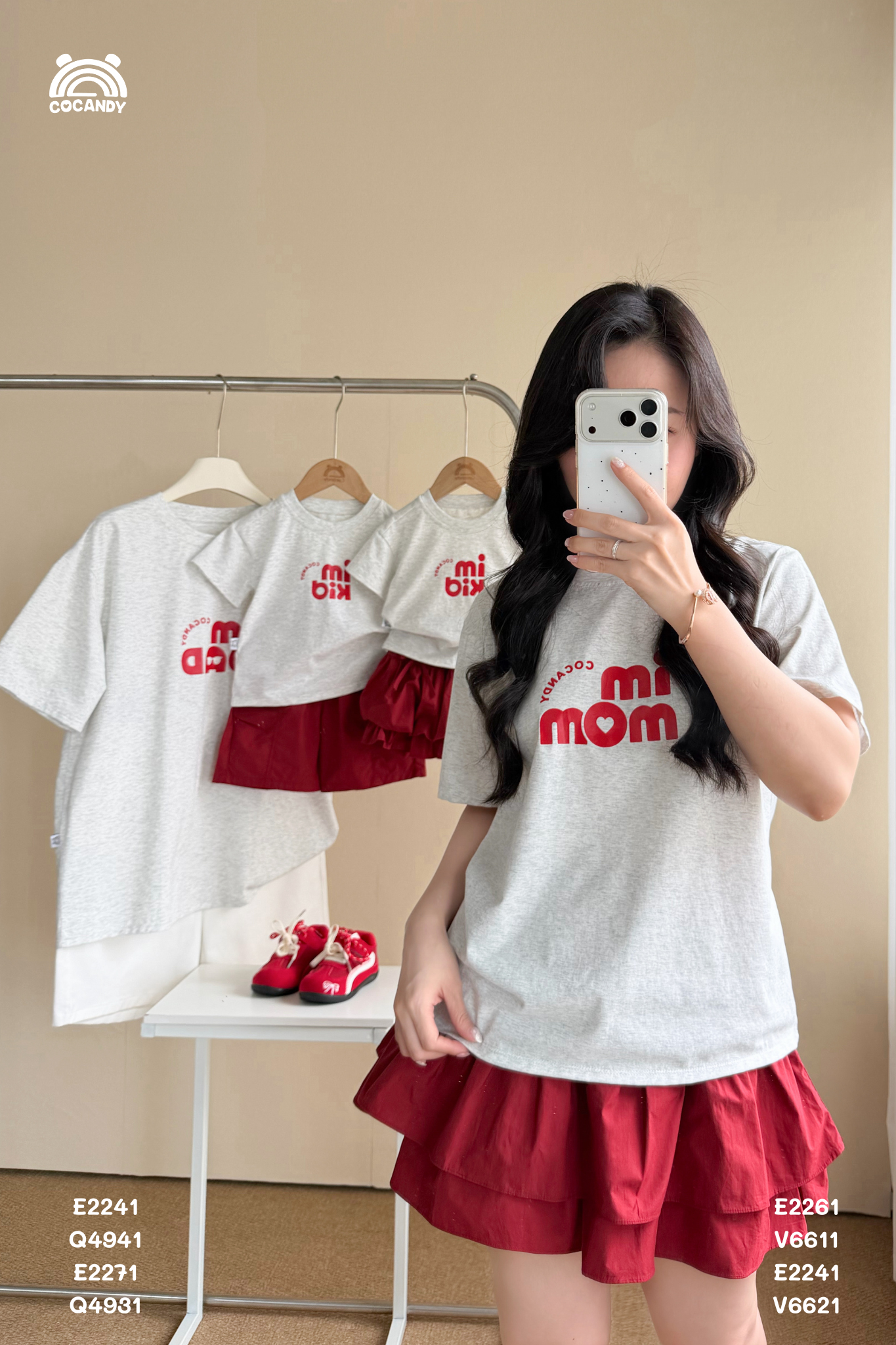 Áo cộc cotton XÁM 