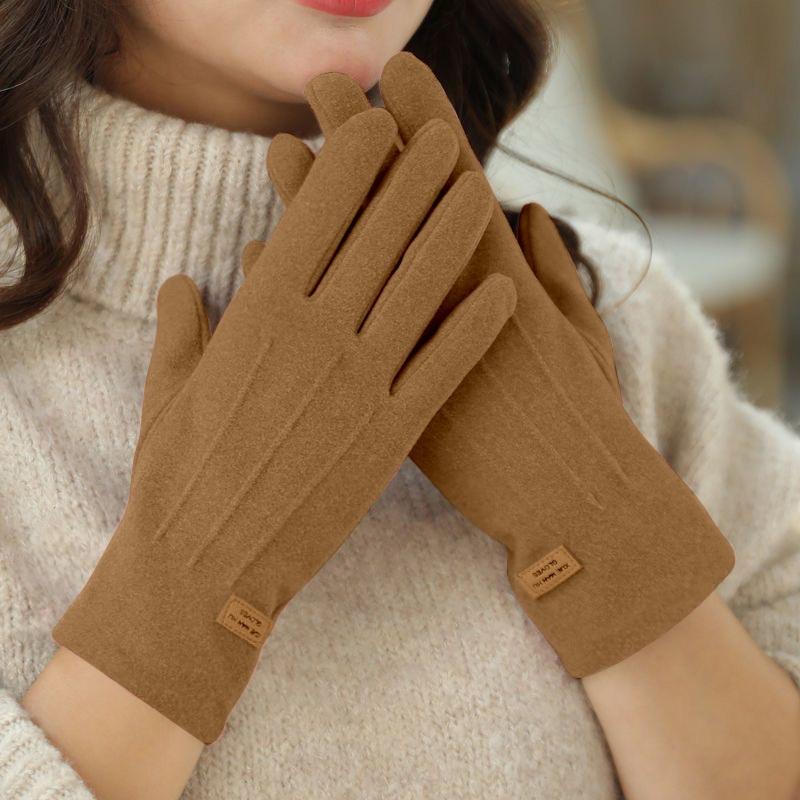 Bao Tay Nữ Cao Cấp Dày Dặn Chống Nắng UV, Găng Tay Thu Đông