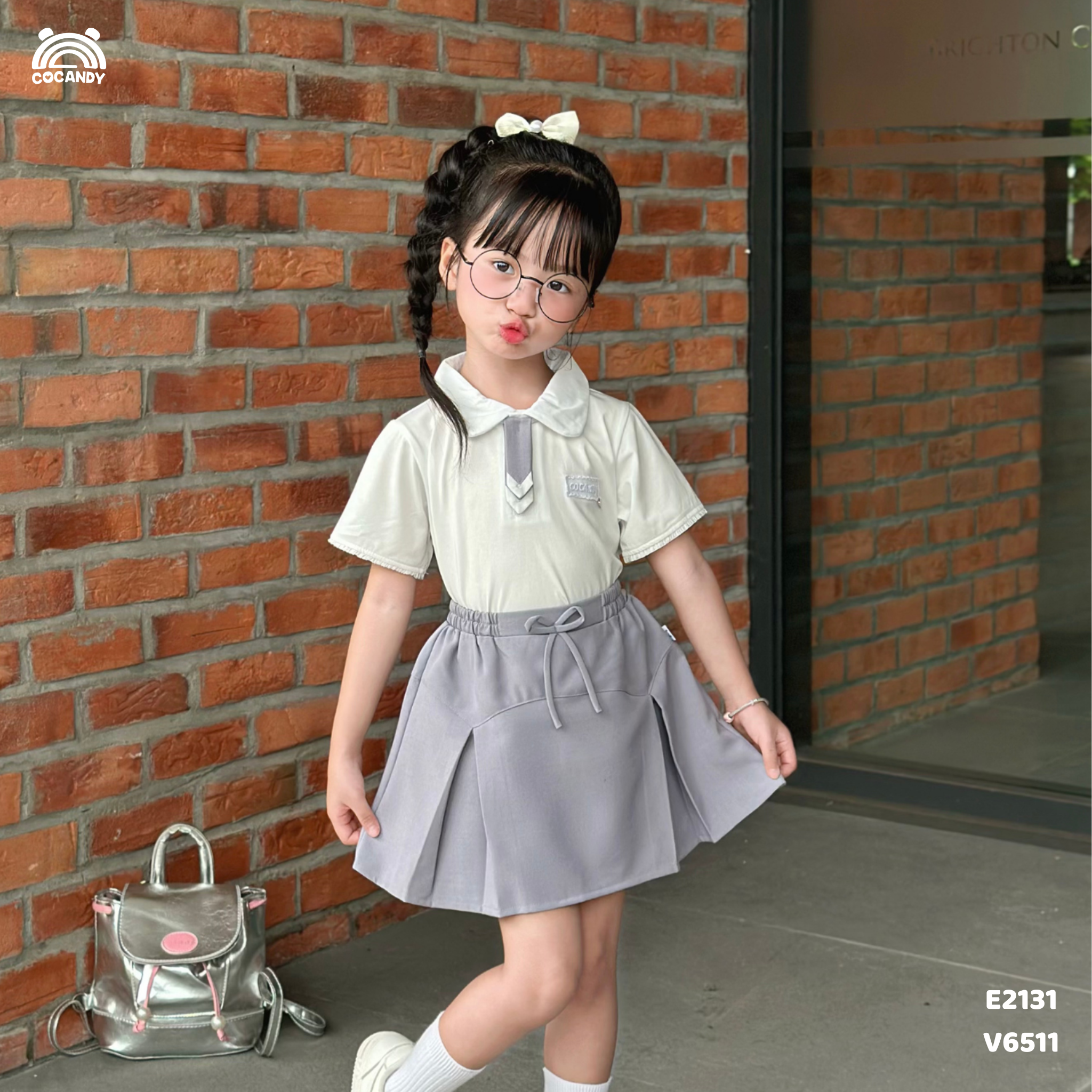 Áo cộc polo TRẮNG cổ sen tay phối ren_thumbnail_10