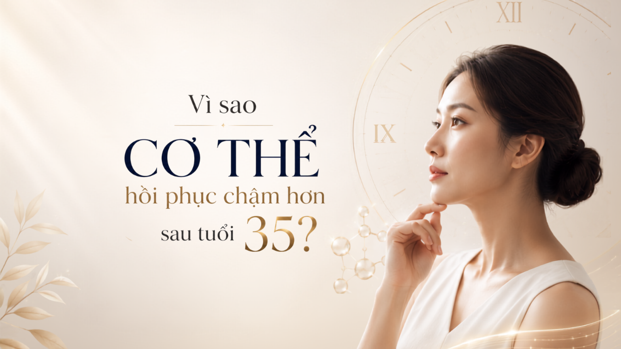 Vì sao cơ thể hồi phục chậm hơn sau tuổi 35?