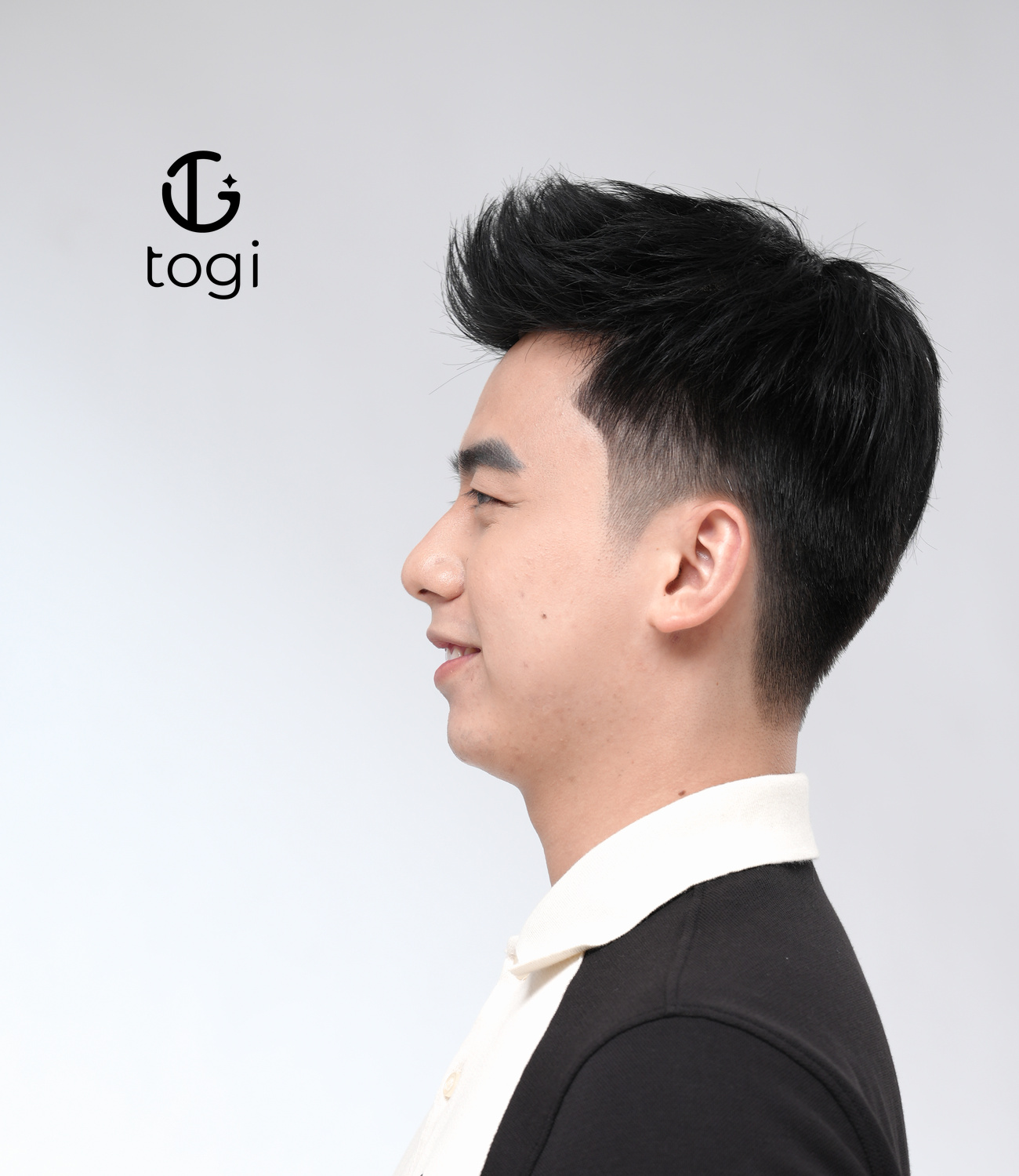 Tóc giả nam Short quiff cho tóc hói làm từ tóc thật_thumbnail_1