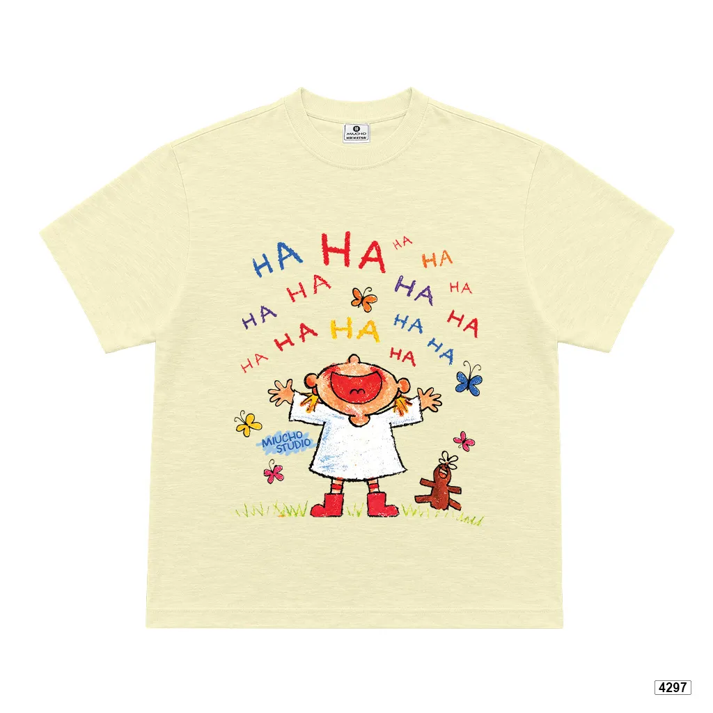 Áo thun boxy unisex chất vải xước Miucho 4297_thumbnail_0