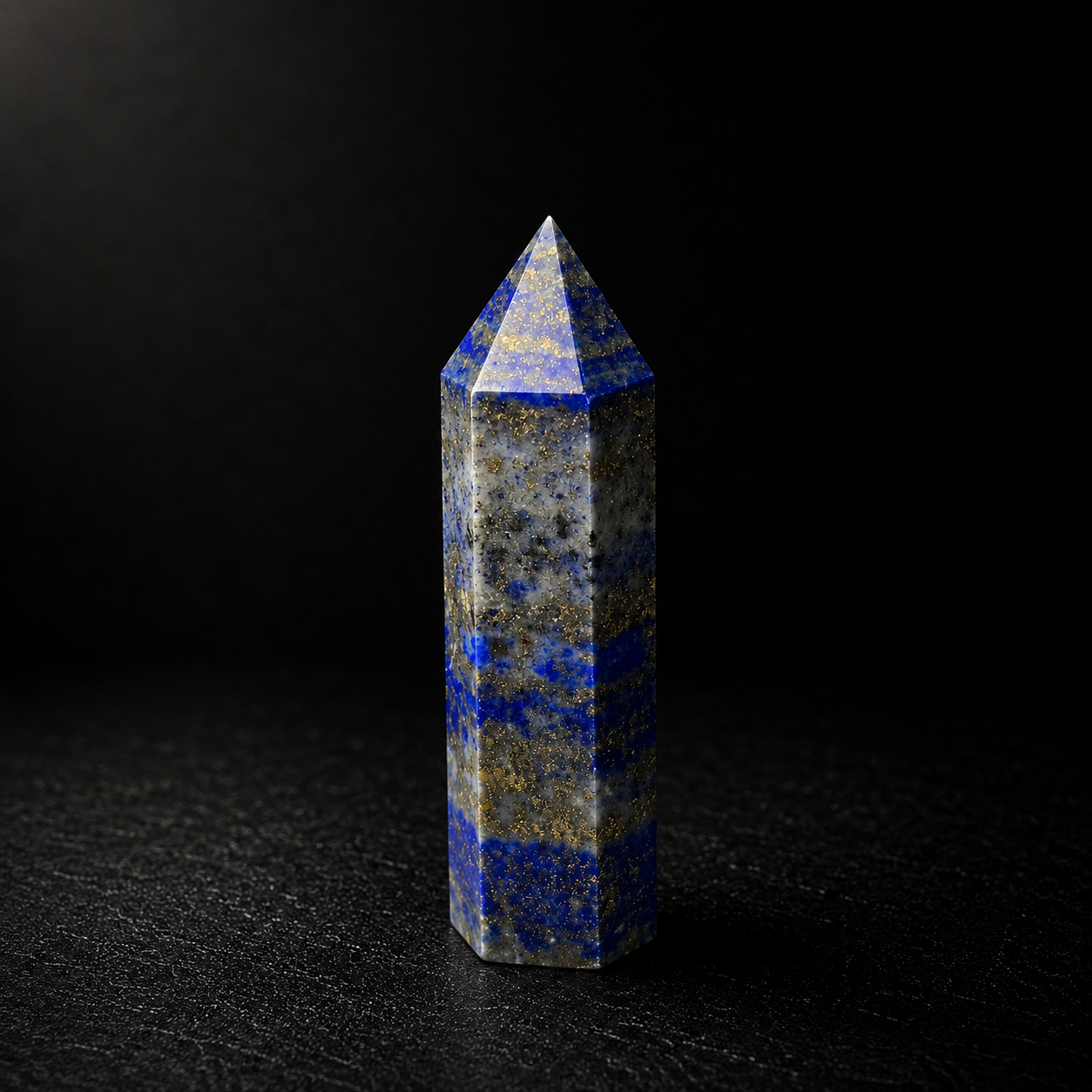 Trụ Đá Mài Bóng - Lapis Lazuli (Ngọc Lưu Ly)