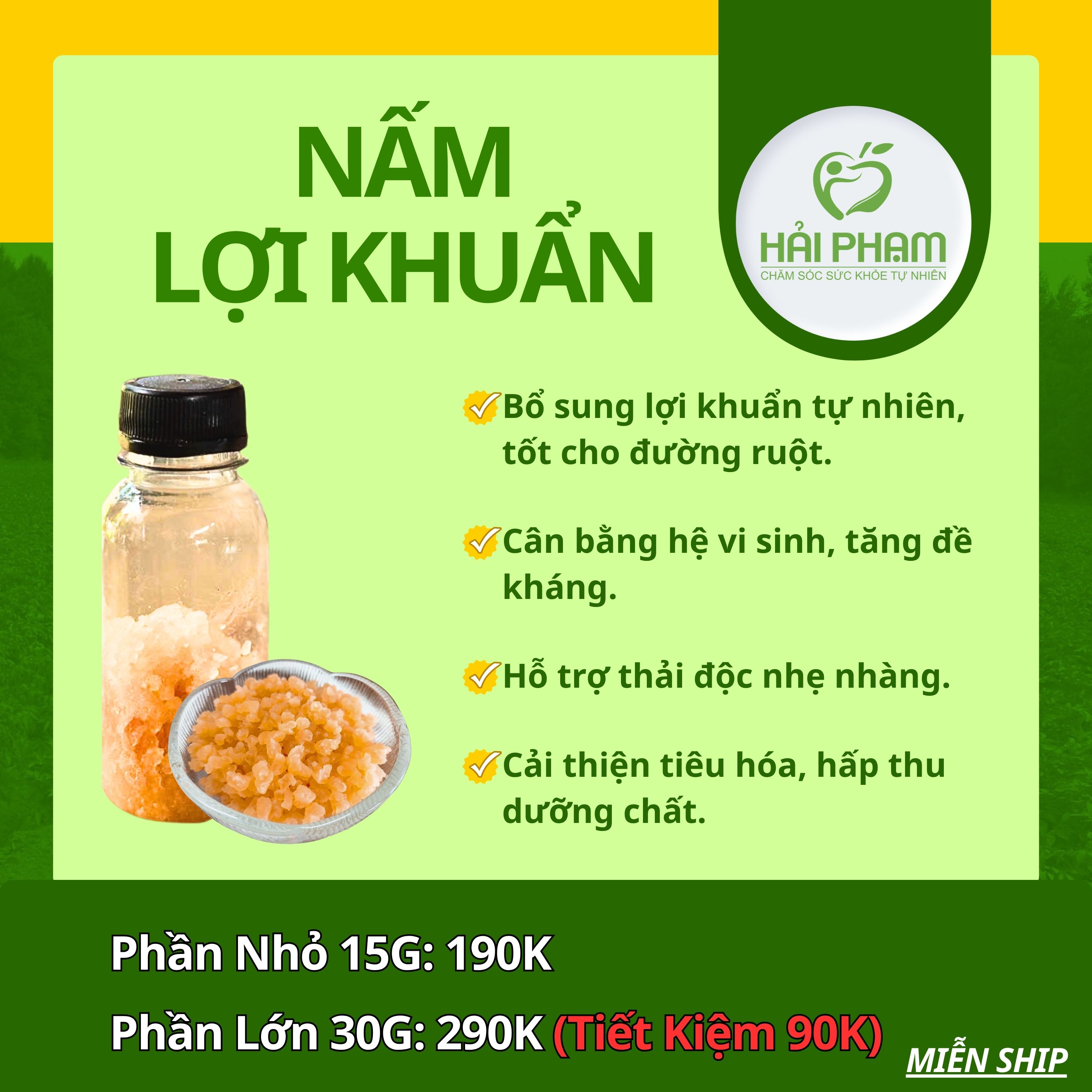 Nấm Lợi Khuẩn Kefir (Phần Lớn 30G)_thumbnail_2