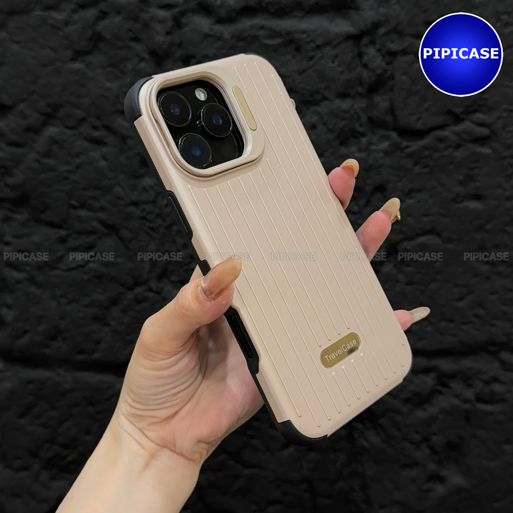Ốp Lưng iPhone 16 Pro Max - Hondao - Nâu Nhạt_thumbnail_2
