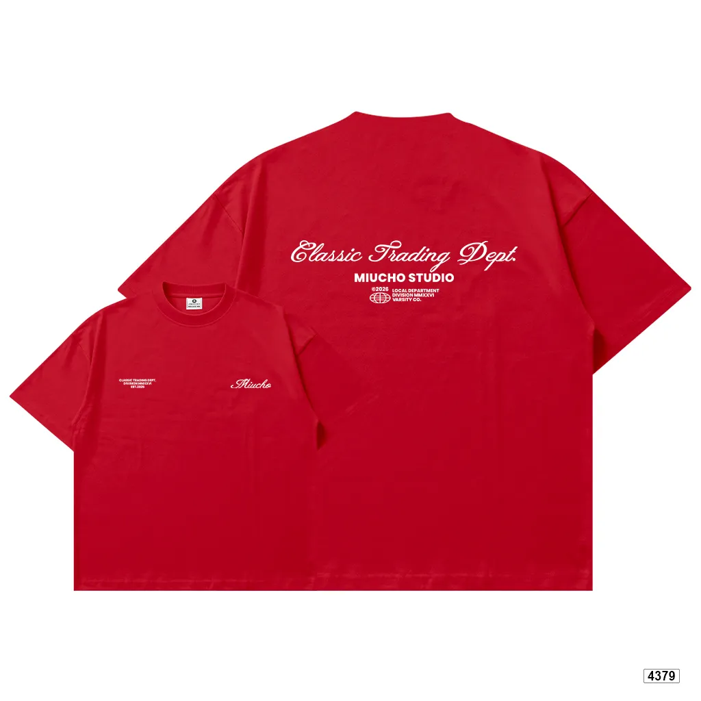 Áo thun unisex classic trading dept form boxy Miucho 4379_thumbnail_14