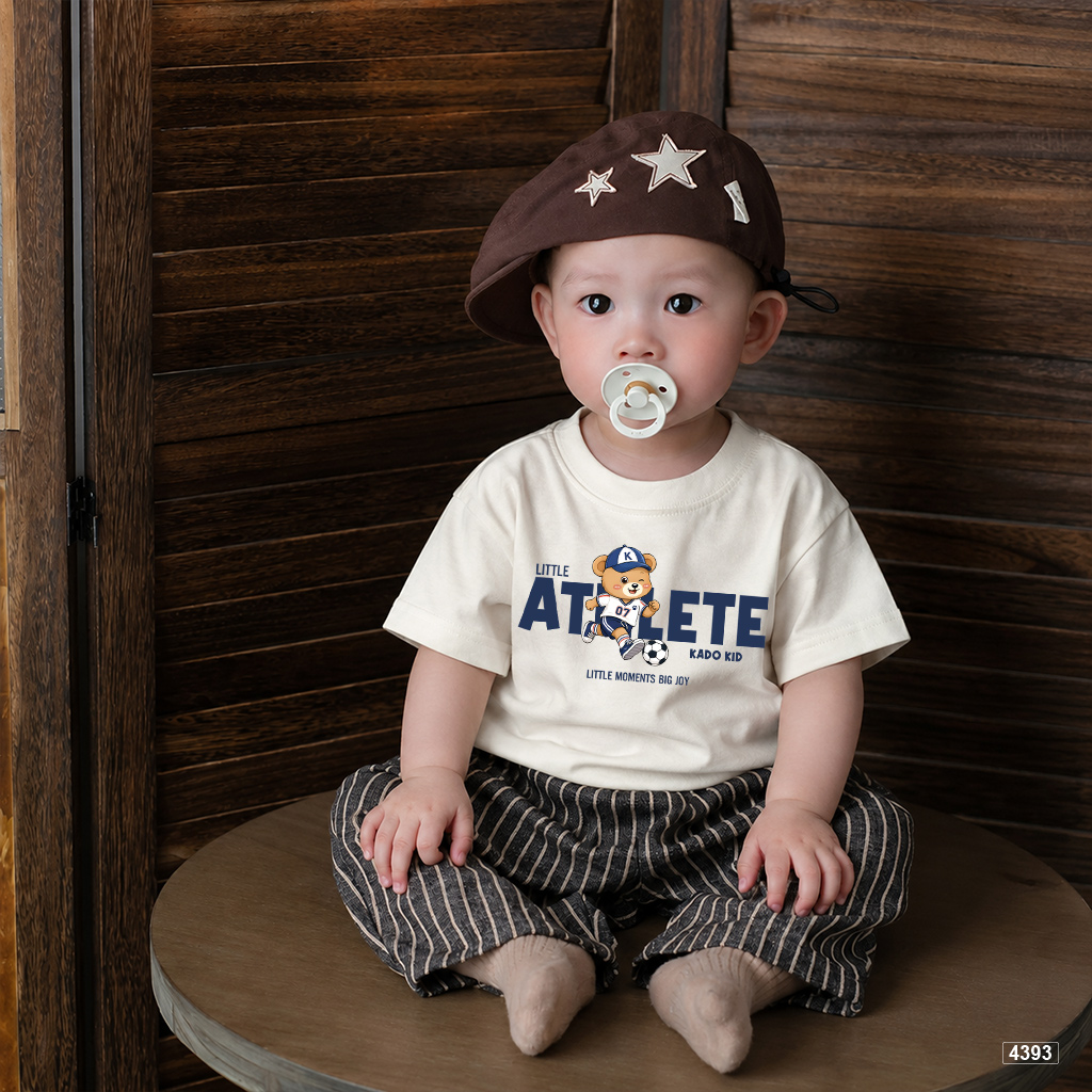 Áo thun bé trai form rộng little athlete tay ngắn Kado 4393_thumbnail_3