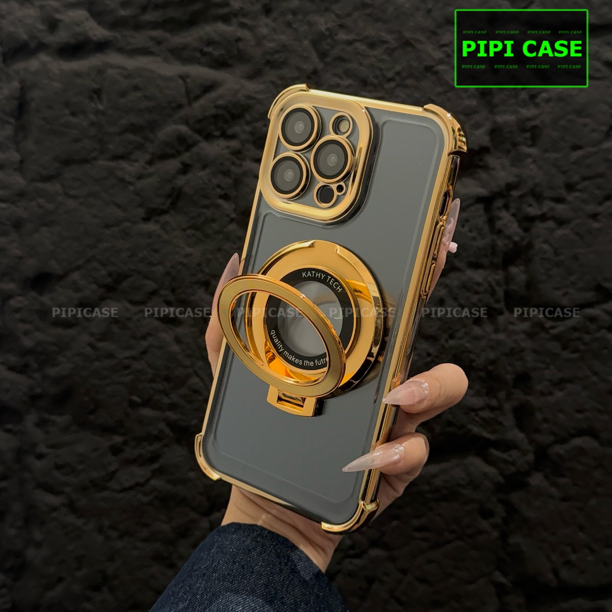 Ốp Lưng iPhone 15 Pro - Ven - Vàng_thumbnail_16