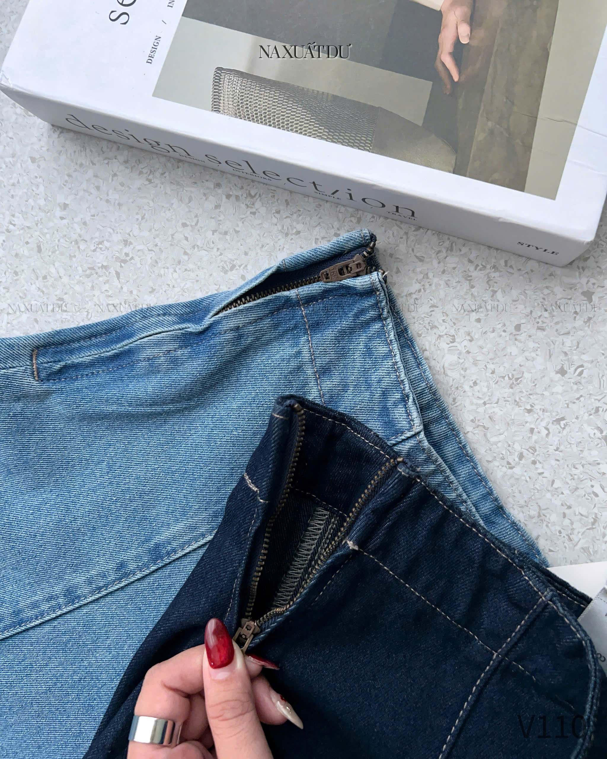 Chân váy jeans 