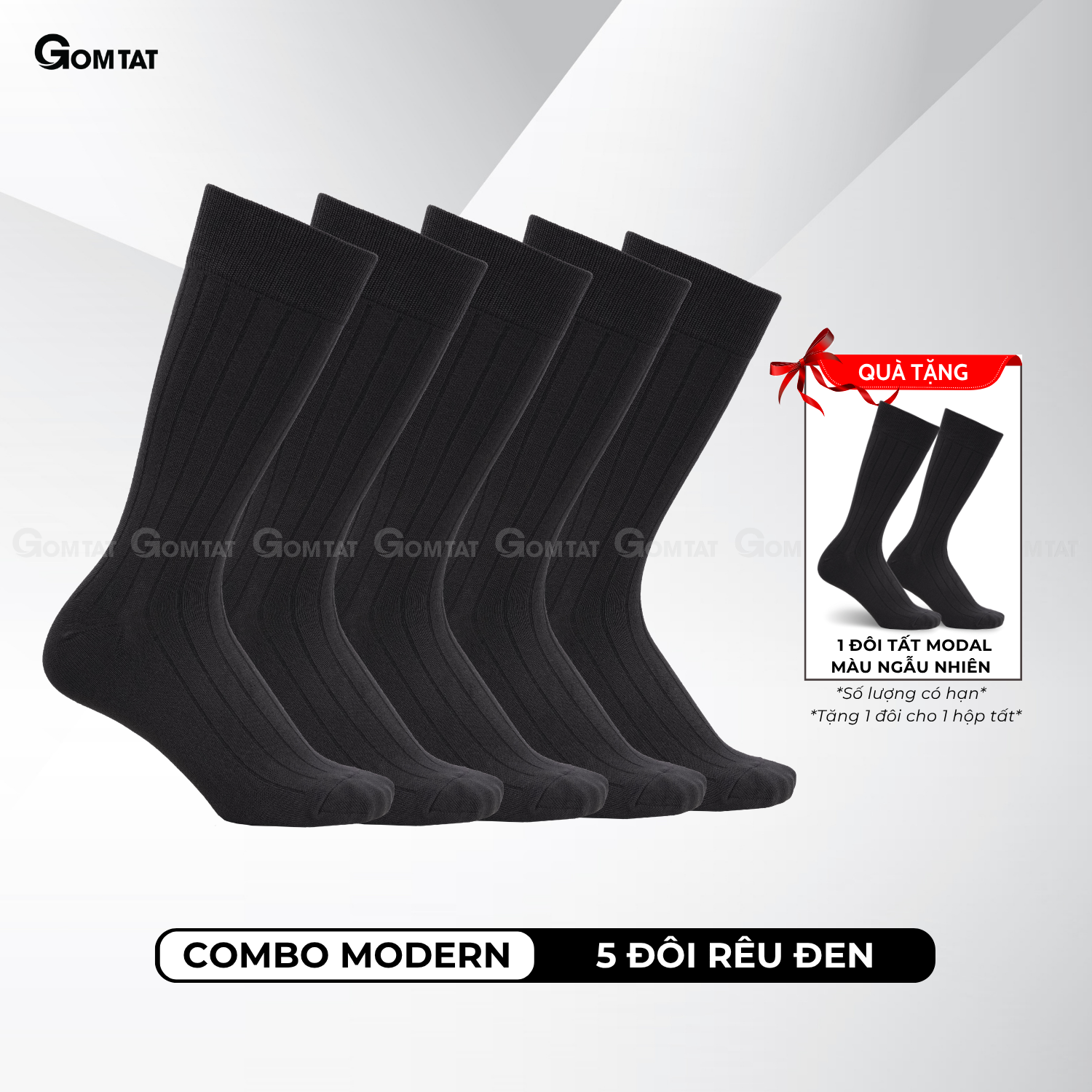 [MODAL PREMIUM] Hộp 5 đôi tất nam đi giày tây GOMTAT, chất liệu sợi Modal gỗ sồi cao cấp kháng khuẩn - STA-5012_thumbnail_11