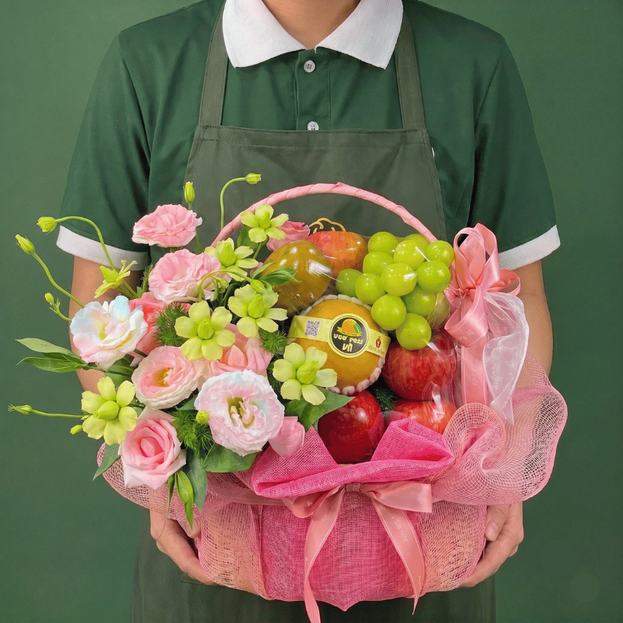 Giỏ quà trái cây hồng tươi tắn độc đáo_thumbnail_0