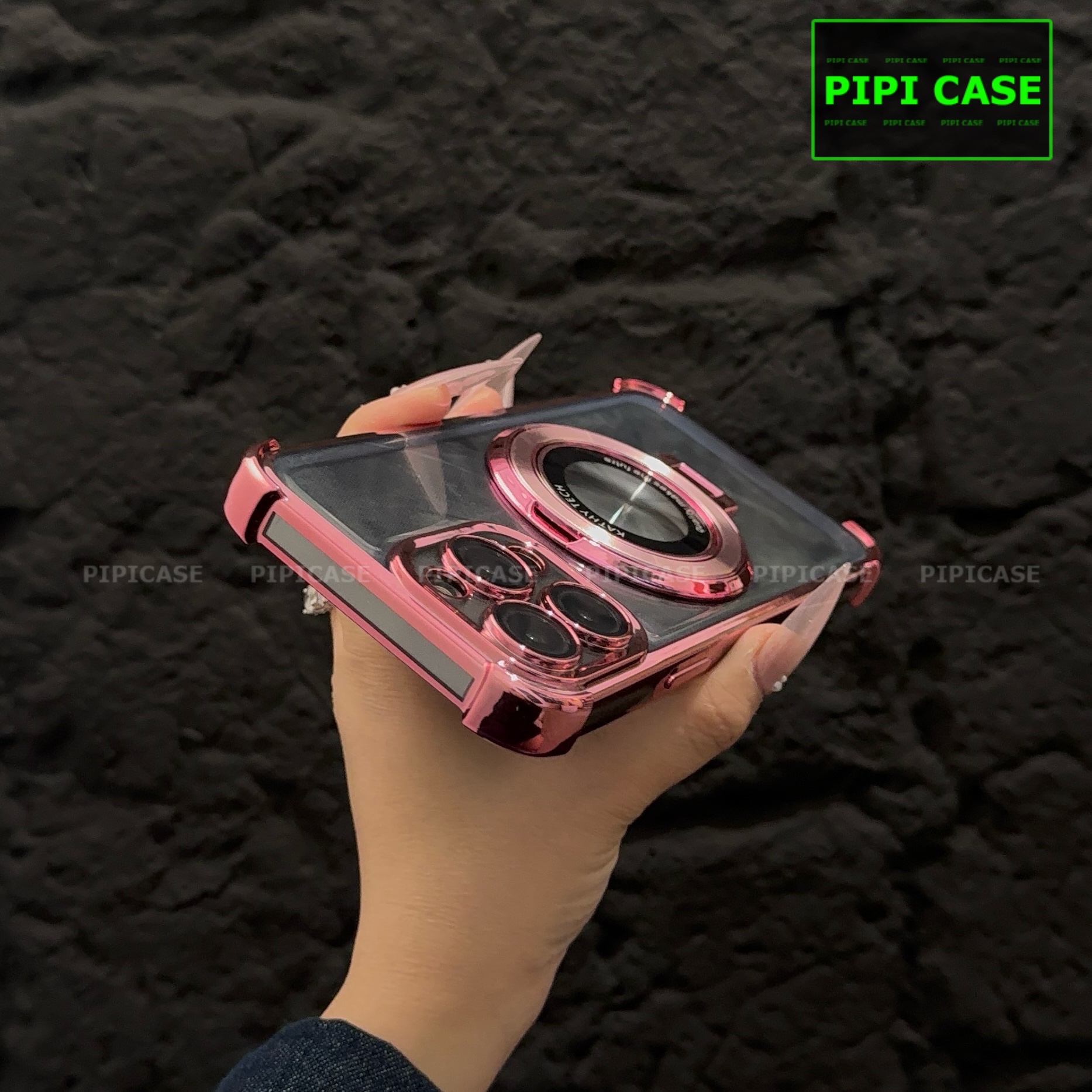 Ốp Lưng iPhone 16 Pro Max - Ven - Hồng_thumbnail_6