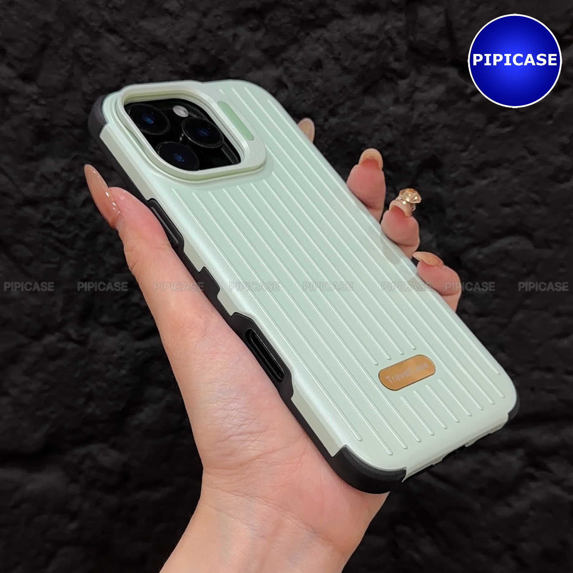 Ốp Lưng iPhone 16 Pro Max - Hondao - Xanh Mint_thumbnail_3