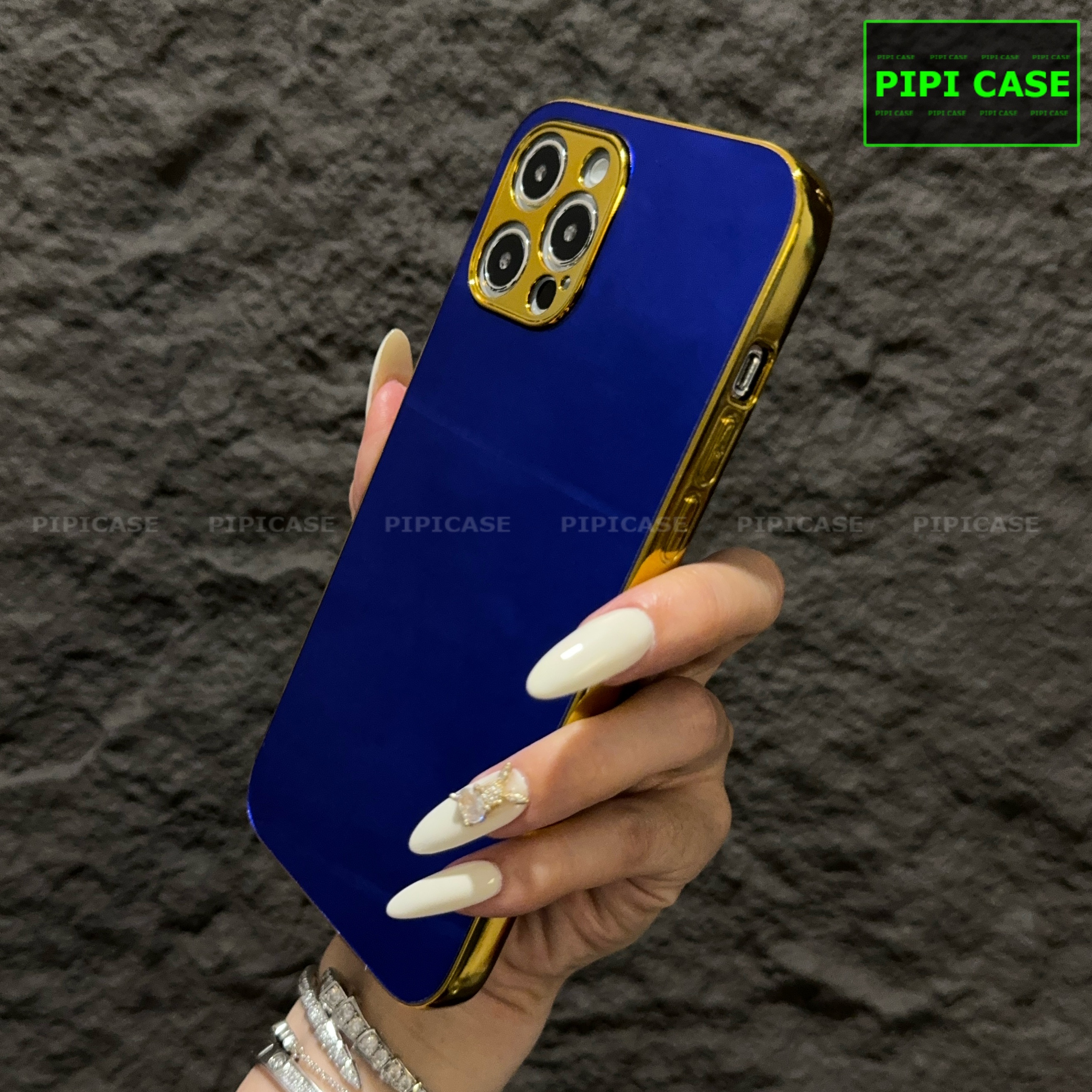 Ốp Lưng iPhone 14 Pro Max - Alana - Xanh