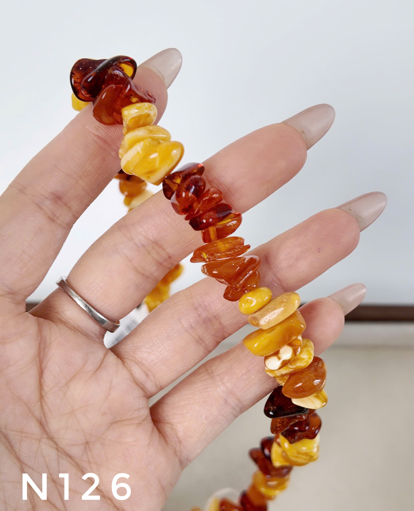 Dây Cổ Hổ Phách Đa Sắc Dáng Tự Nhiên – N126_thumbnail_2