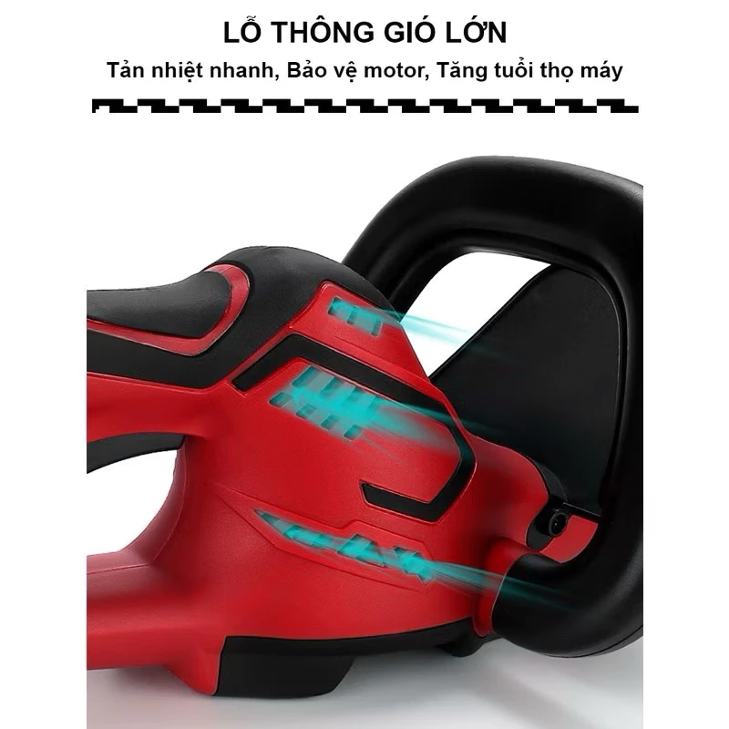Máy Cắt Tỉa Cây Cảnh LAPUSEN Dùng Pin-Máy Cắt Tỉa Hàng Rào, Chính Hãng 100% Lõi Đồng_thumbnail_10