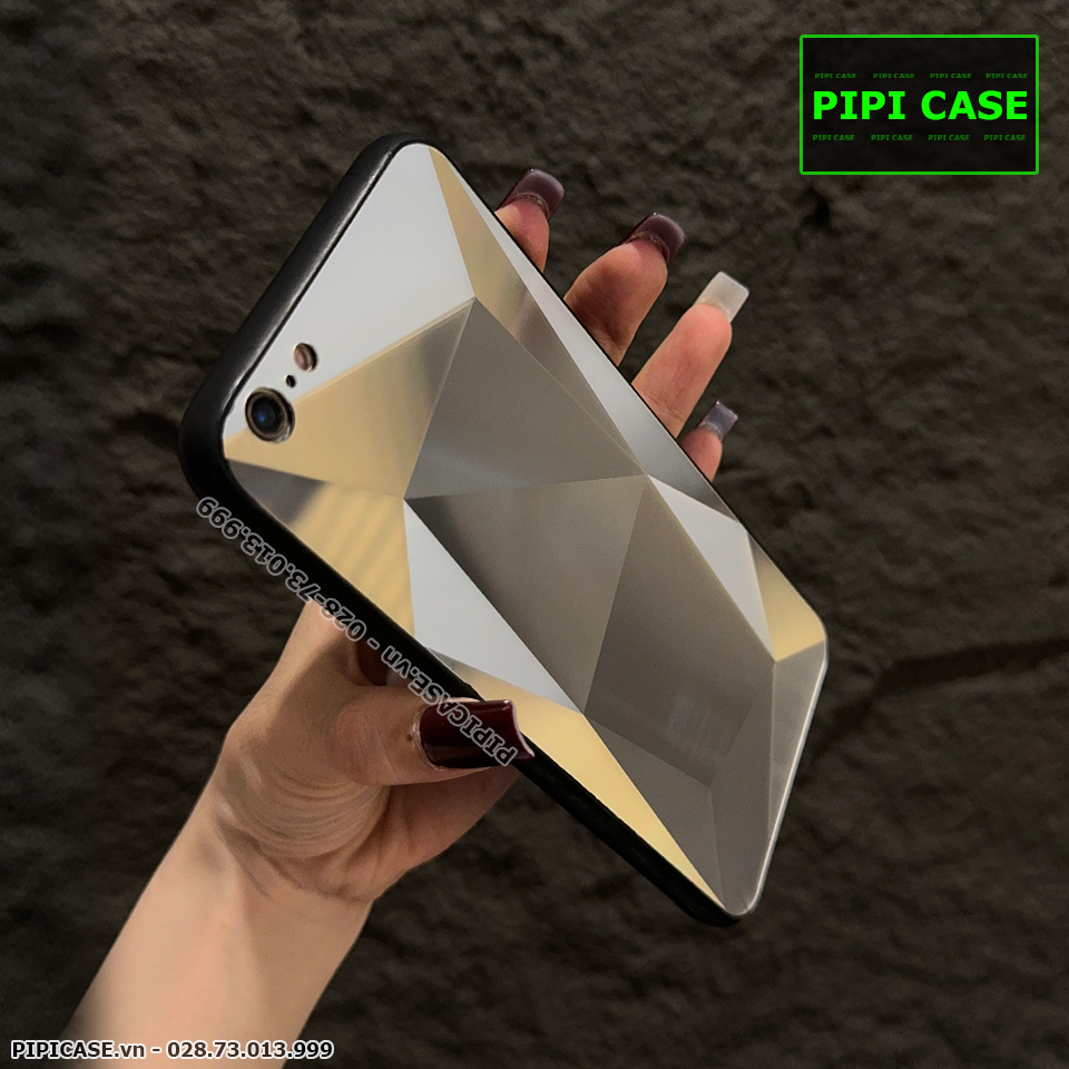 Ốp Lưng iPhone 6 Plus / 6S Plus - Kim Cương 6D - Bạc_thumbnail_2