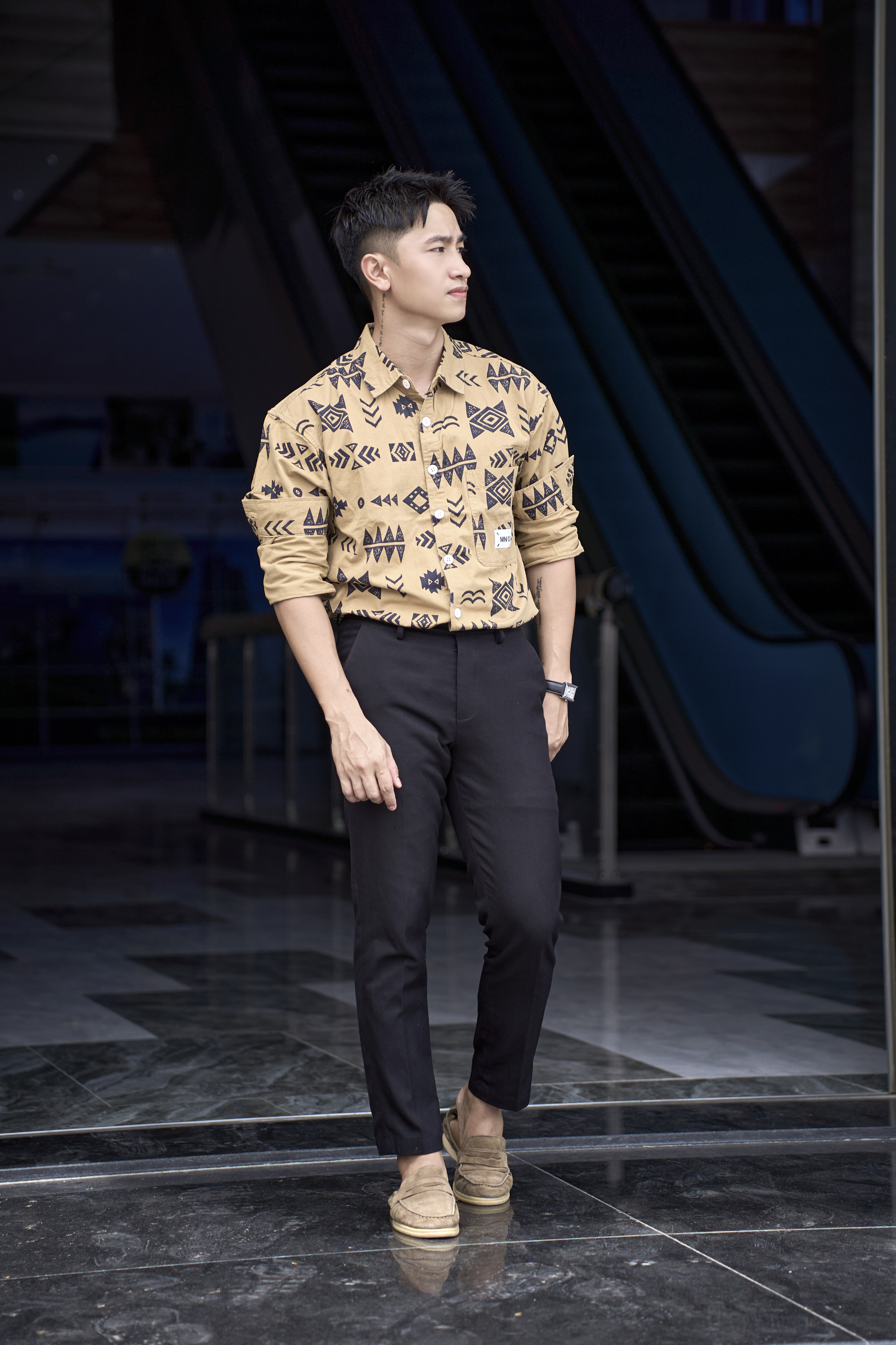 SA121 - Áo Sơ Mi Nam Tay Dài In Họa Tiết Phong Cách Nhật Bản Chất Cotton Mềm Mại_thumbnail_12