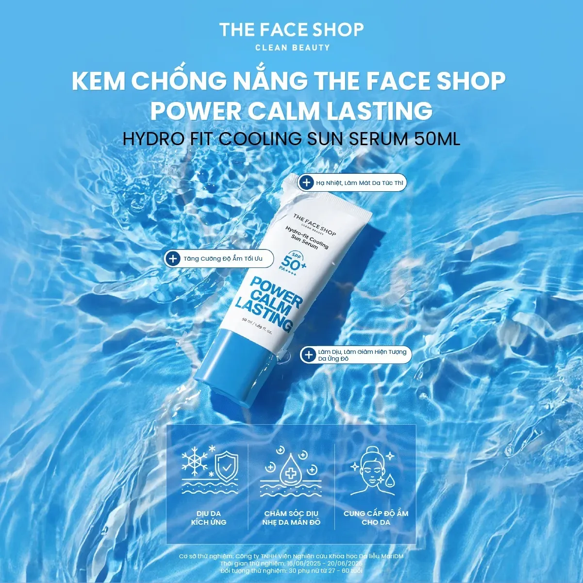 Kem Chống Nắng dạng Serum Cấp Ẩm & Làm Mát 50ml (tặng 1 srm gạo dịu nhẹ Amino Gel Foaming Cleanser 150ml + 1 mask Real Nature)_thumbnail_1