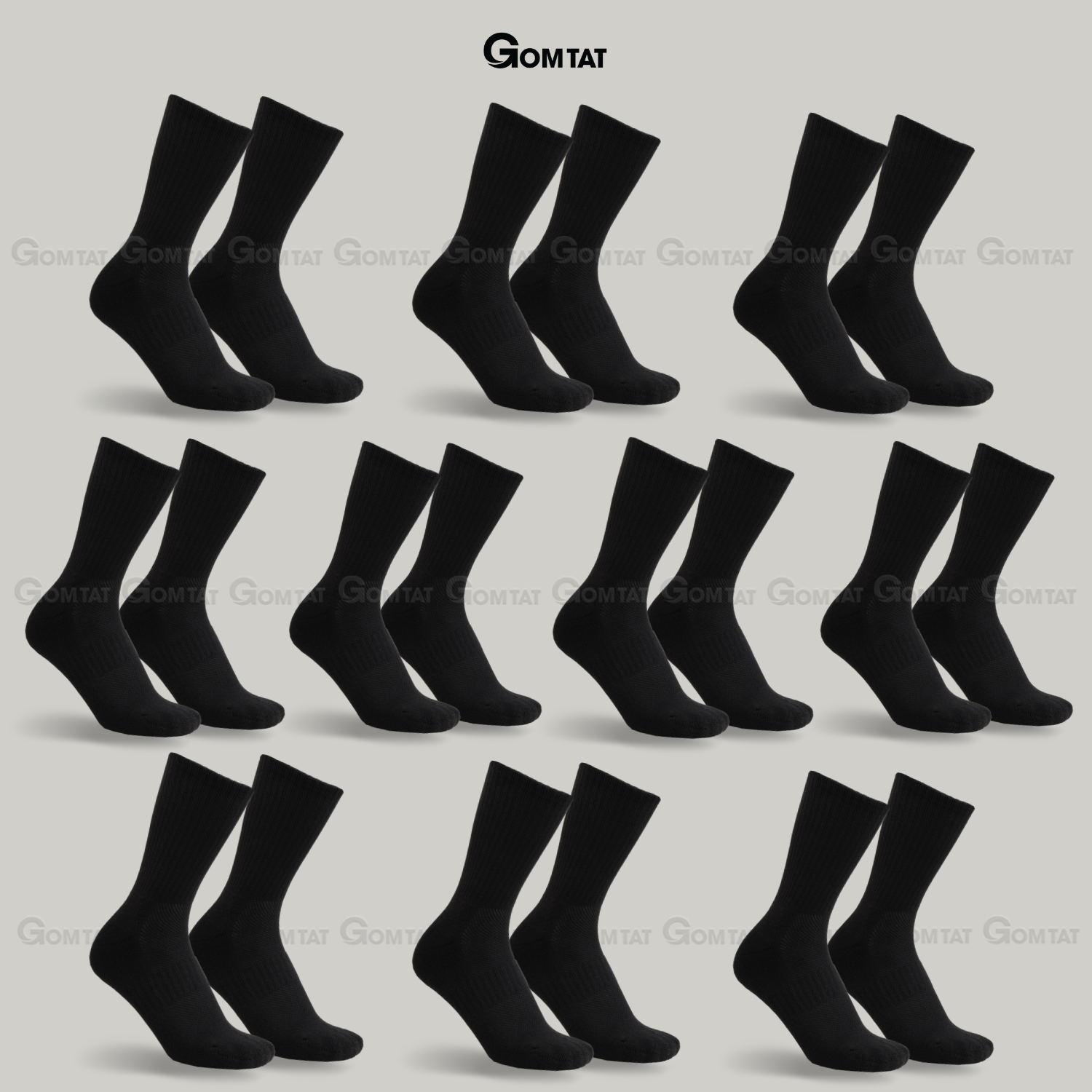 Combo tất nam nữ cổ cao GOMTAT thoáng khí, vớ trơn chất cotton khử mùi êm chân - PRI-2505_thumbnail_12