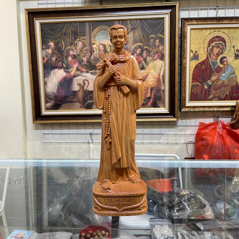 Tượng gỗ Thánh MARTIN 30cm