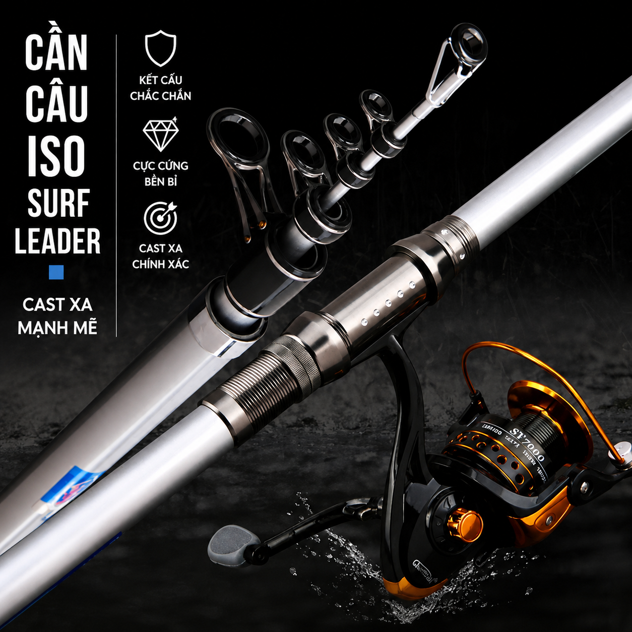 Cần câu ISO Surf Leader APAHCE CARBON Cao Cấp_thumbnail_8