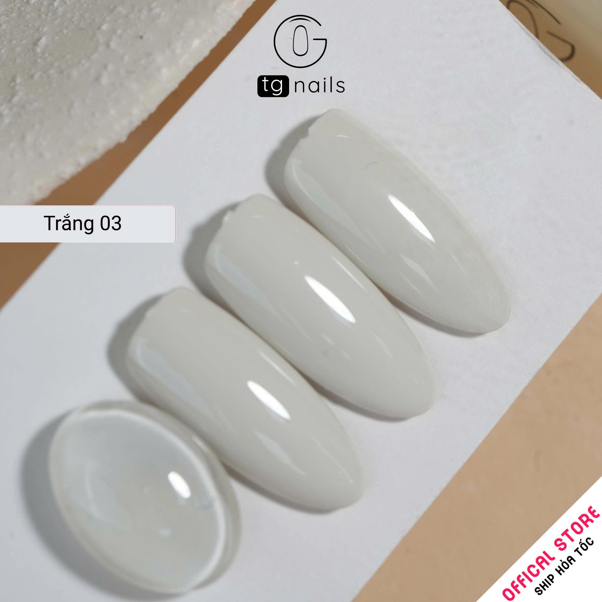 Sơn gel Trắng chai 10g TG Nails_thumbnail_4