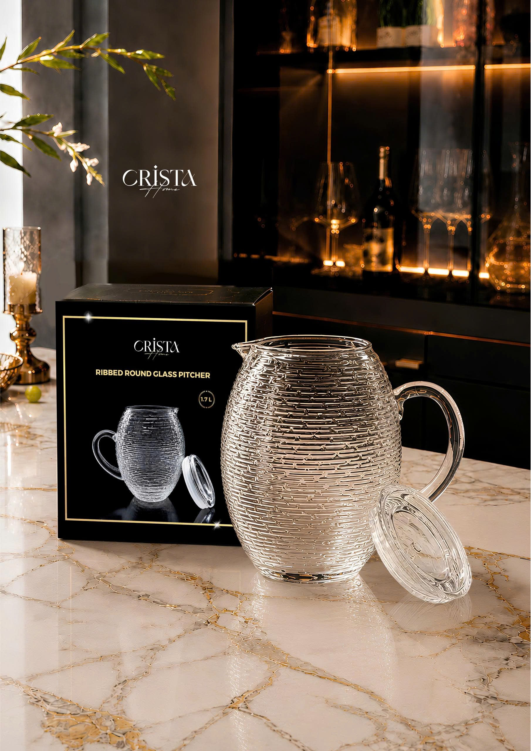 BÌNH THỦY TINH DÁNG BẦU VÂN NGANG 1.7L CRISTA HOME_thumbnail_3