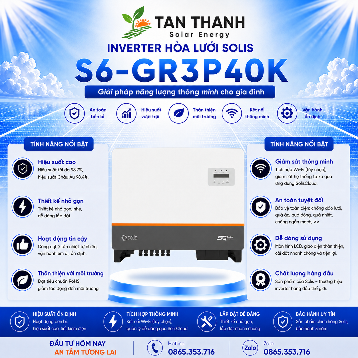 Solis S5-GC40K 40kW 3 Pha