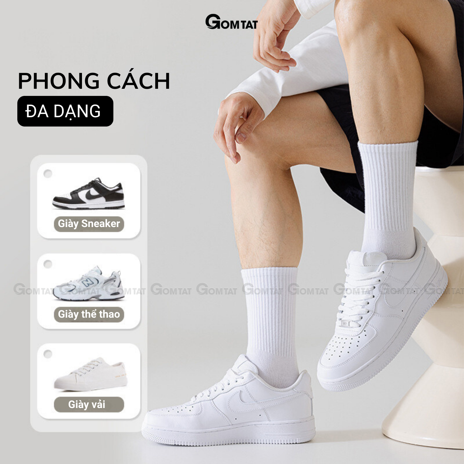 Combo tất nam nữ cổ cao GOMTAT thoáng khí, vớ trơn chất cotton khử mùi êm chân - PRI-2505_thumbnail_2