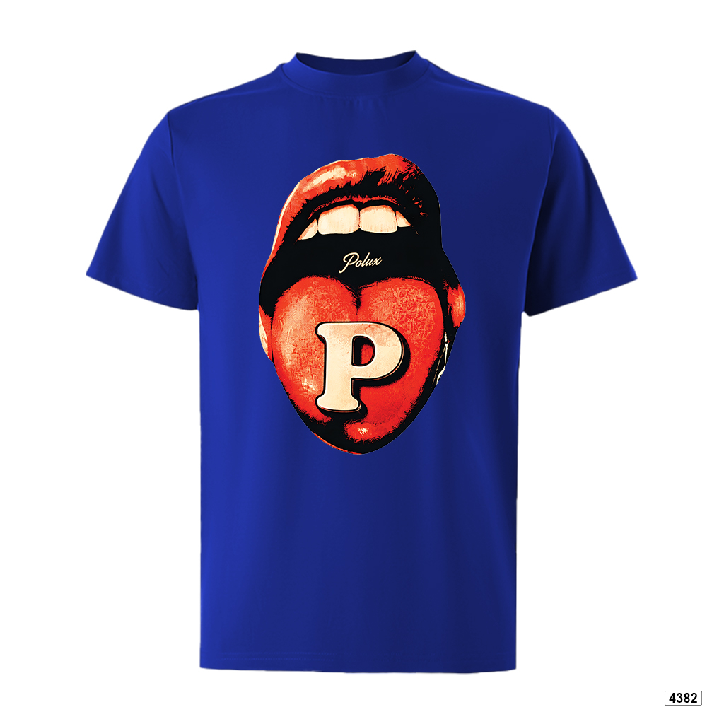Áo thun nam Red Lips Graphic form rộng cá tính Polux 4382_thumbnail_15