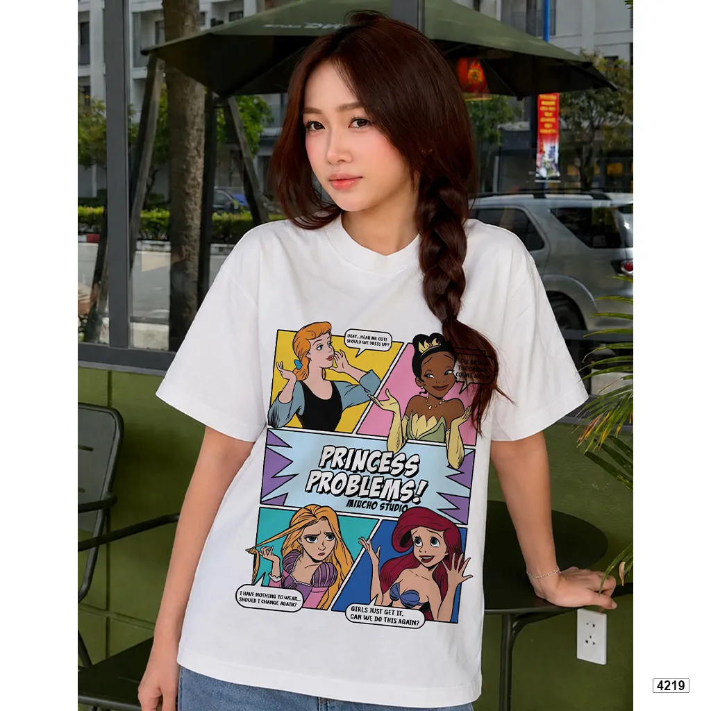 Áo thun nữ form boxy hoạt hình công chúa Miucho 4219_thumbnail_3