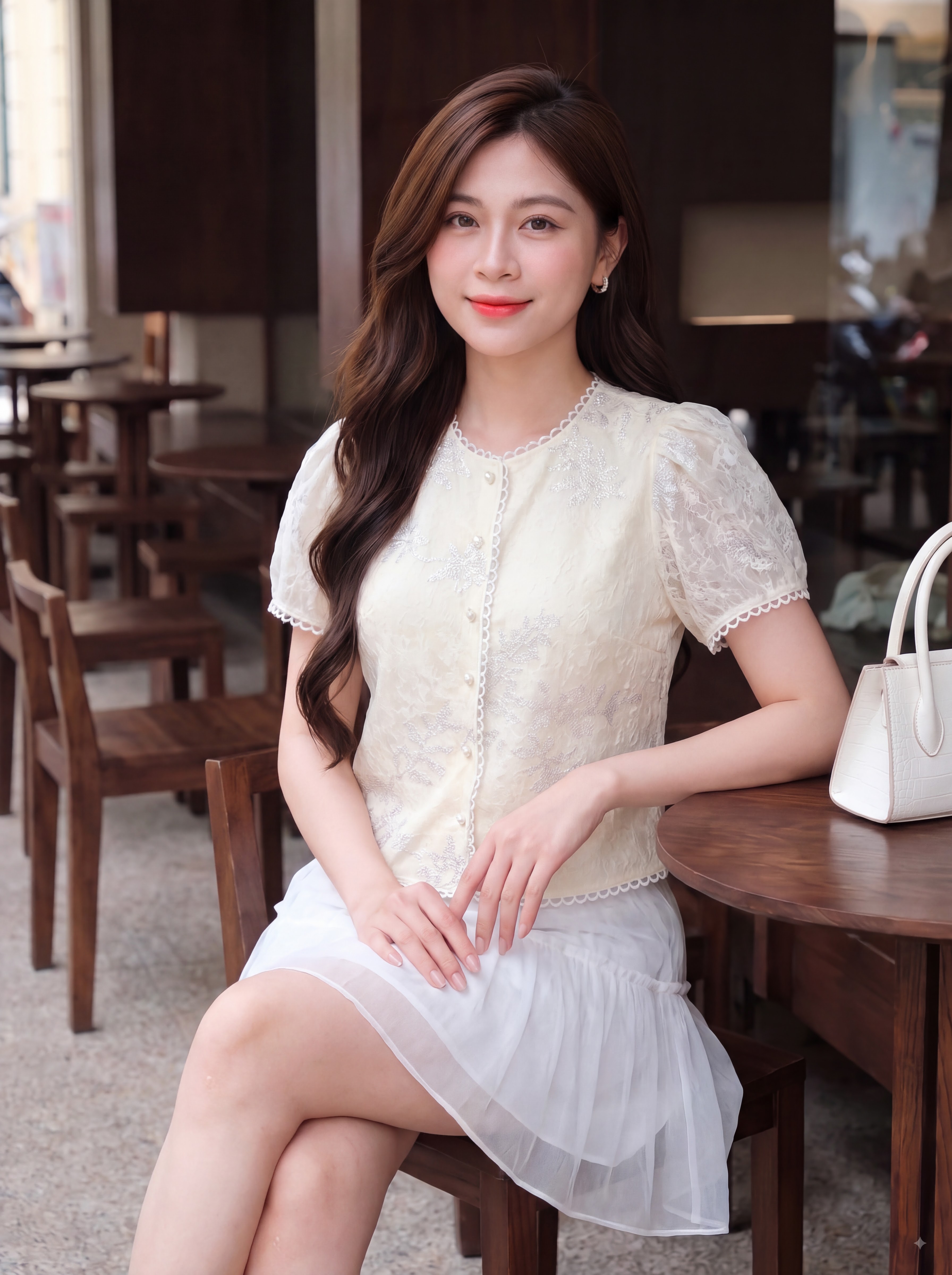 Áo kiểu phối cổ cúc ngọc 605002_thumbnail_10